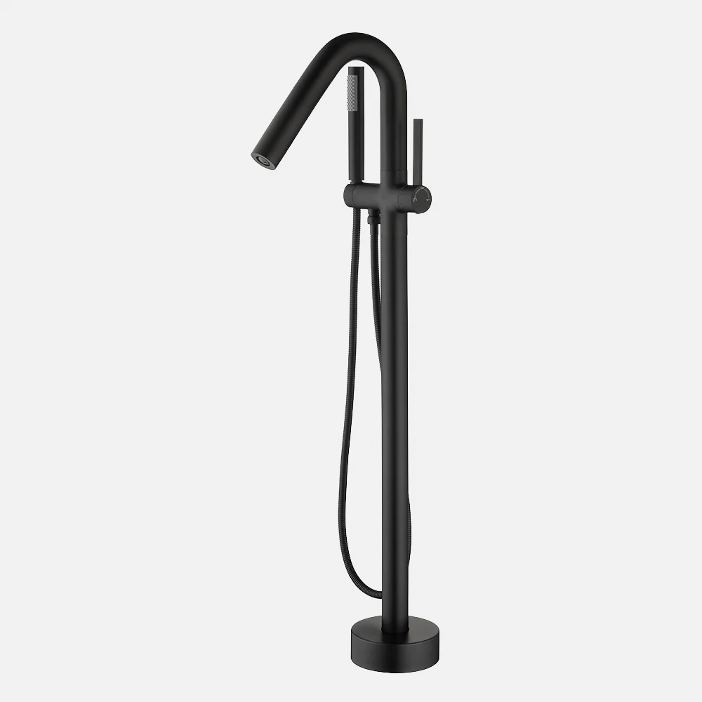 single handle chrome shower floor mounted luxury bathtub products watermark faucet brass bath spout