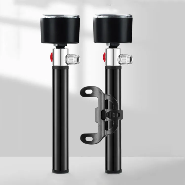 圧力計付き携帯用ハンドポンプ：バスケットボール・サッカー・バレーボールなどの空気入れ用ボールポンプ（スポーツアクセサリー）