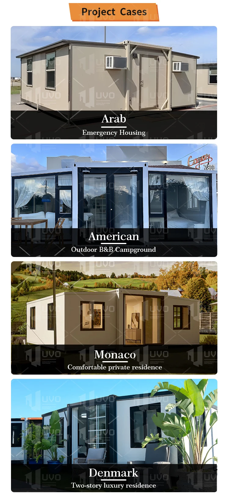 Modular Expandable Container House 20ft 40ft Prefab Portable Home for ...
