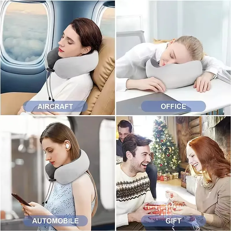 OEM de fábrica de productos de resolución de problemas de cuello de calor en forma de U cuello eléctrico almohadas Shiatsu infrarrojo almohada de masaje