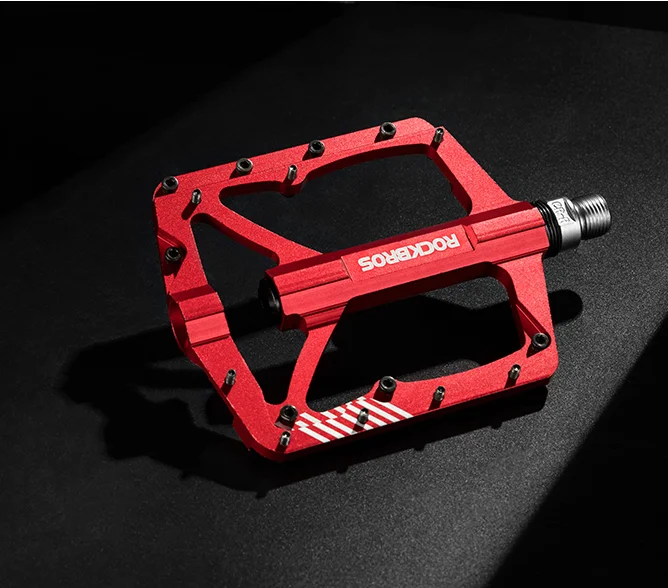 ROCKBROS Mountainbike-Pedale Fahrrad-Aluminiumlegierung Fupedale  Kugellager Rutschfeste Fusttze Fahrradpedale MTB