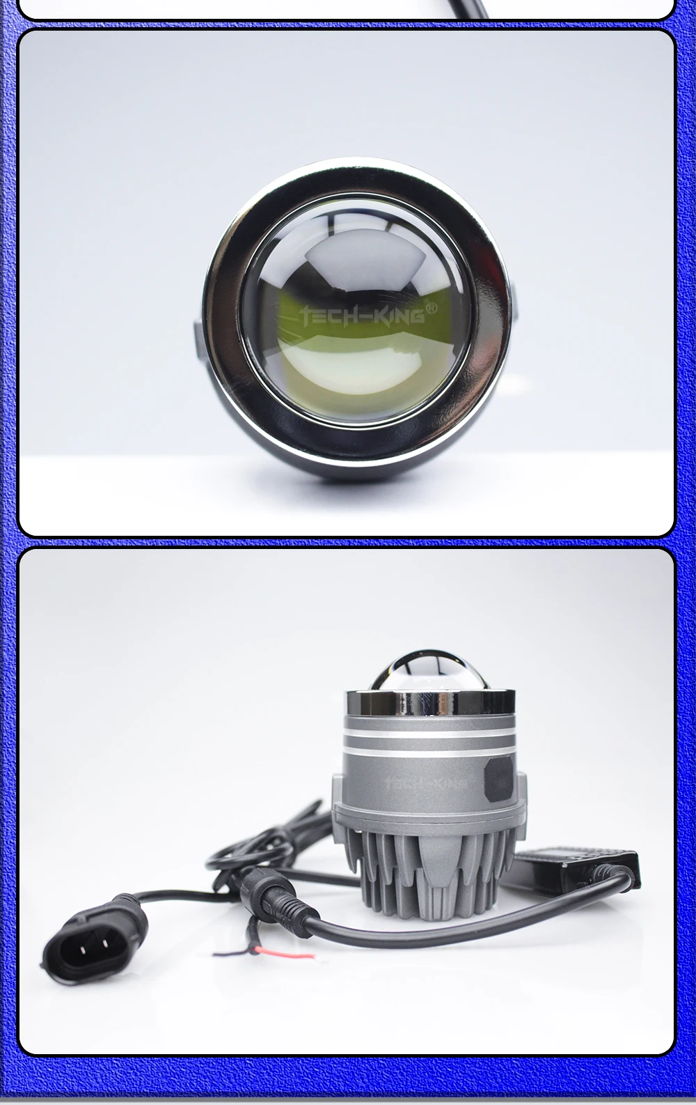 Wholesale High Quality Led Lenses Fog Lamp Bi Led Projector Lens Headlights Headlamps Car Accessories for Car 2.0 Inch 45W