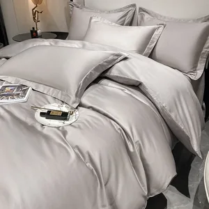 New Arrival Original Factory Easy Care Duvet Cover Sets  300TC 145gsm Bamboo Bedding Set