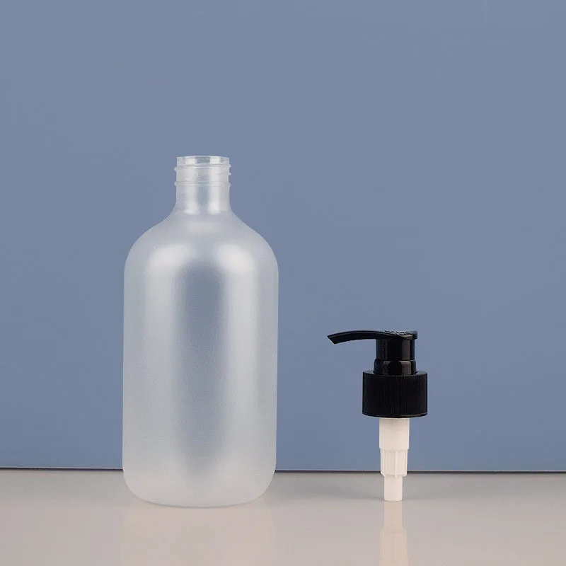 Cheap Price Cosmetic Clear Frosted 16oz Plastic Matte 500ml Bottle With