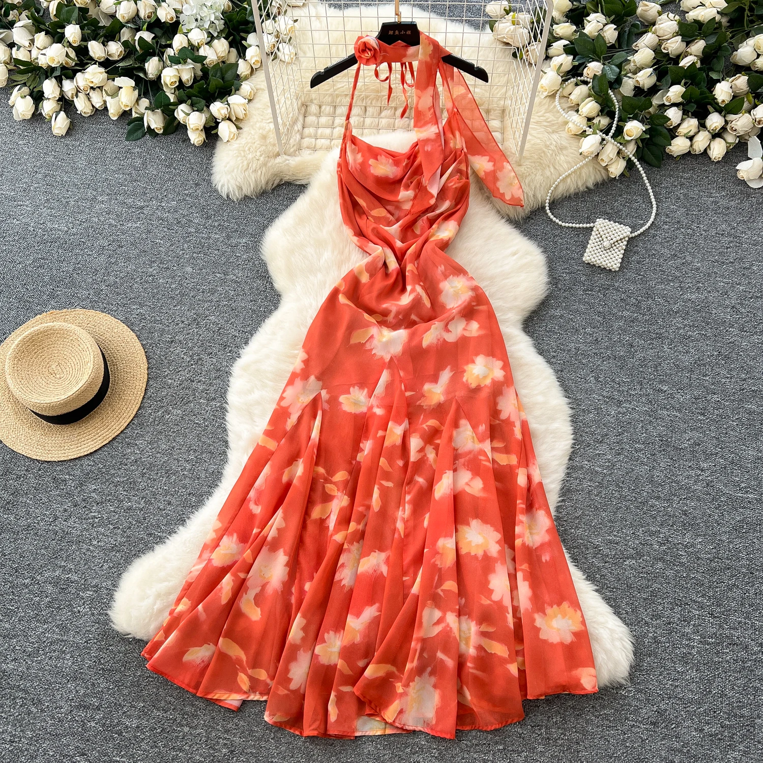women's holiday dresses 2023 Pauline Peplum Dress, in White, Size: XL main image 1