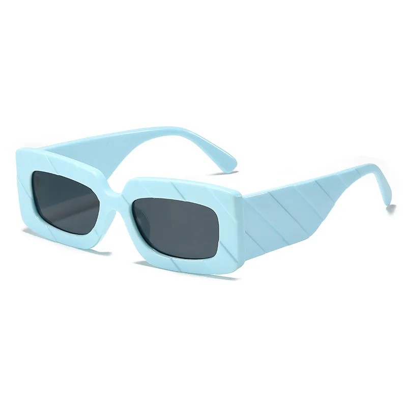 ADE WU XY69822 Candy Color Square Sun Glasses Trendy Wide  display picture 1