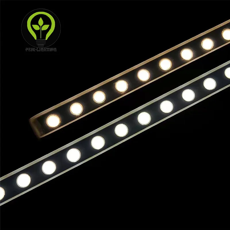 2020 Flexible Silicone LED Wall Washer Light 3D Free Bending DMX512 Top Side Bend Limitless Application Smart Strip Lights