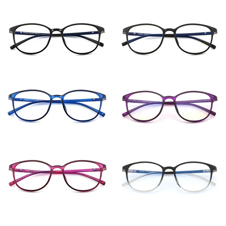 High Tr90 Frame Blue Light Blocking Glasses Anti Glare Fatigue Blocking Headaches Eye Strain Glasses