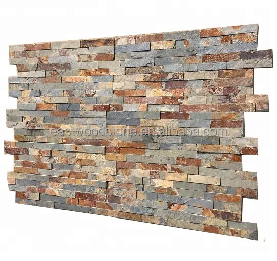China Cheap Exterior Wall Veneer Slate Stone Panels,Natural Stone Tiles