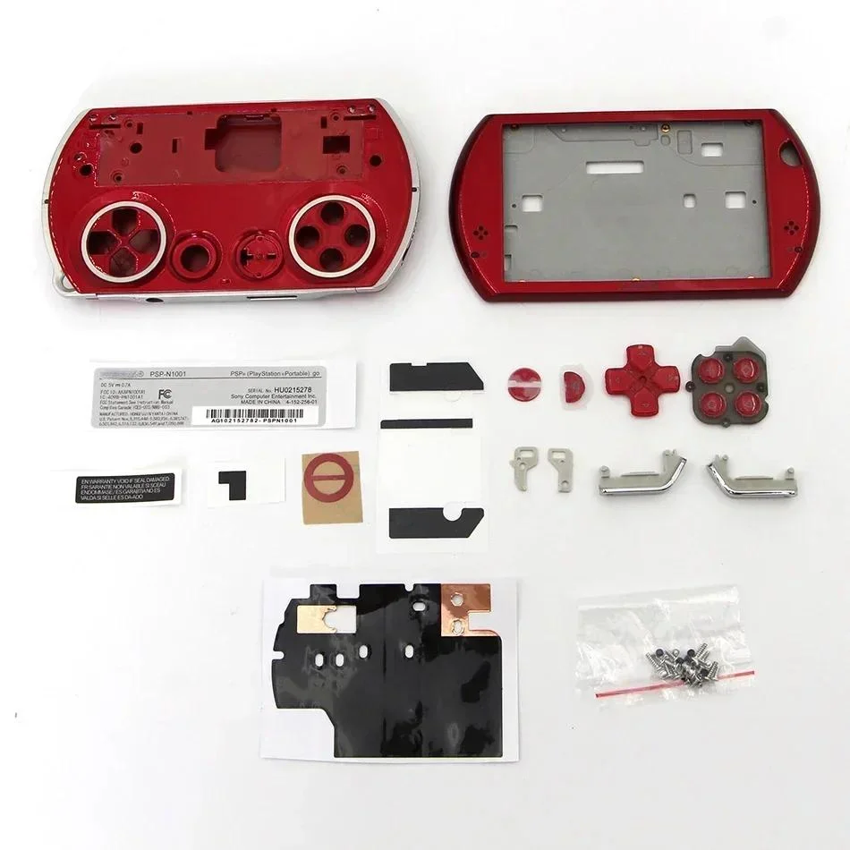 NSLikey PSP GO Housing Shell Case with Buttons Kit - Durable