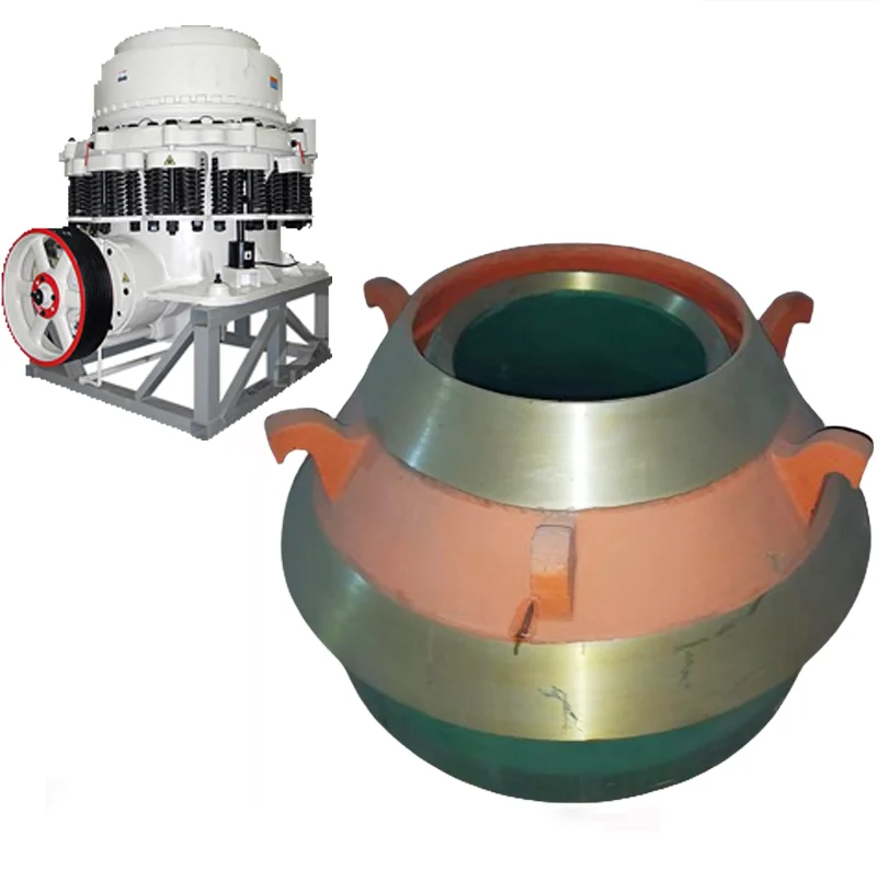 New High Manganese Steel Crusher Machine Wear Parts for Mining and Stone-Includes Mantle and Bowl Liner Cast Processing