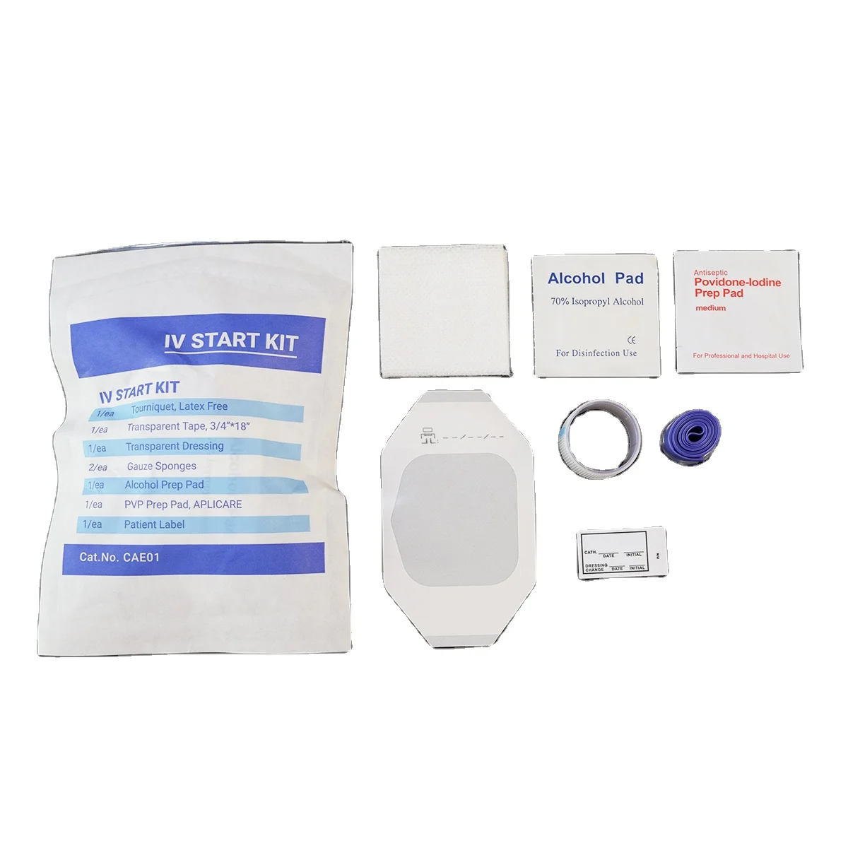 Dressing IV Start Kit Fluids Infusion Set Fluid Drip Pole Catheter Cannula IV Dressing