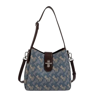 High Quality Custom Designer Ladies' Vintage Luxury Bucket Crossbody Bag Chic Fashion Style for Spring Season