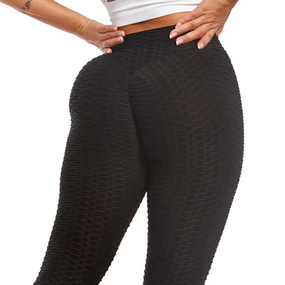 Mallas deportivas para mujer, pantalones de Fitness, ajustados,  levantamiento de cadera, ejercicio