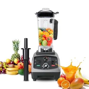 Hot Chef Plastic Housing Material Heavy Duty Commercial Motor Kitchen Appliance Powered High Performance Fruit Blender