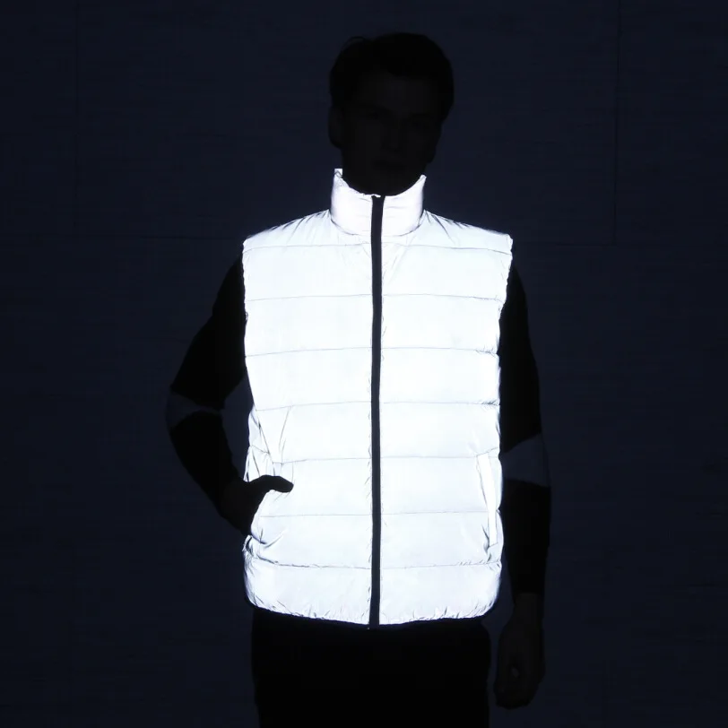 reflective down vest