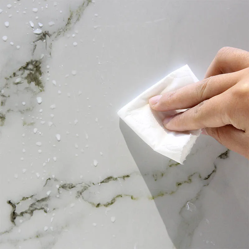 Waterproof High Glossy PVC UV Marble Sheet Modern Fireproof Alternative ...