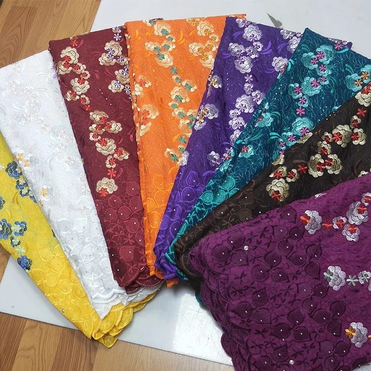 
 Швейцарская вуаль Queency, кружевная ткань для женщин, вышивка ручной работы, кружево с бусинами, новое модное вечернее платье  