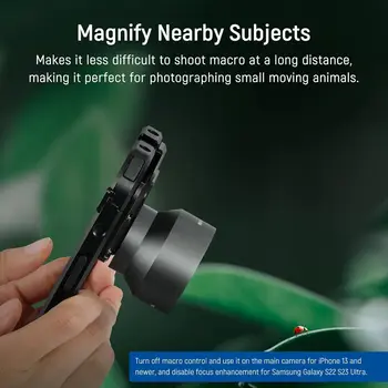 NEEWER 105mm HD Macro Lens for 17mm Thread Lens Backplane Compatible with Phone Cage Case with 17 mm Lens Adapter LS-26 detail image