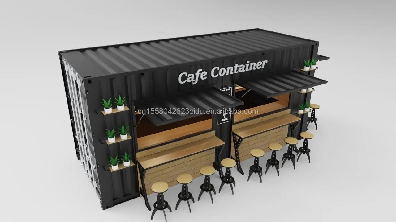 Low Cost Shipping Container Prefabricated Foldable Shops Stores - Buy ...