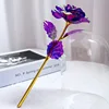 colorful New Single Gold-Leaf Flower - Purple