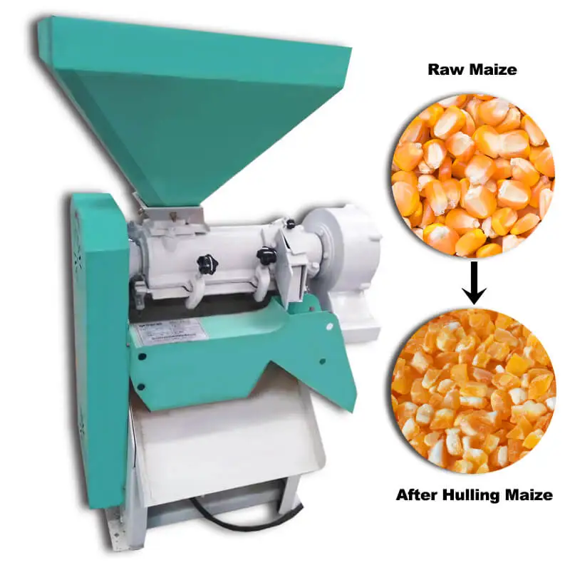 Multifunction Corn /Maize Wheat Husk Removing Peeling Peeler Hulling Machine in Nigeria