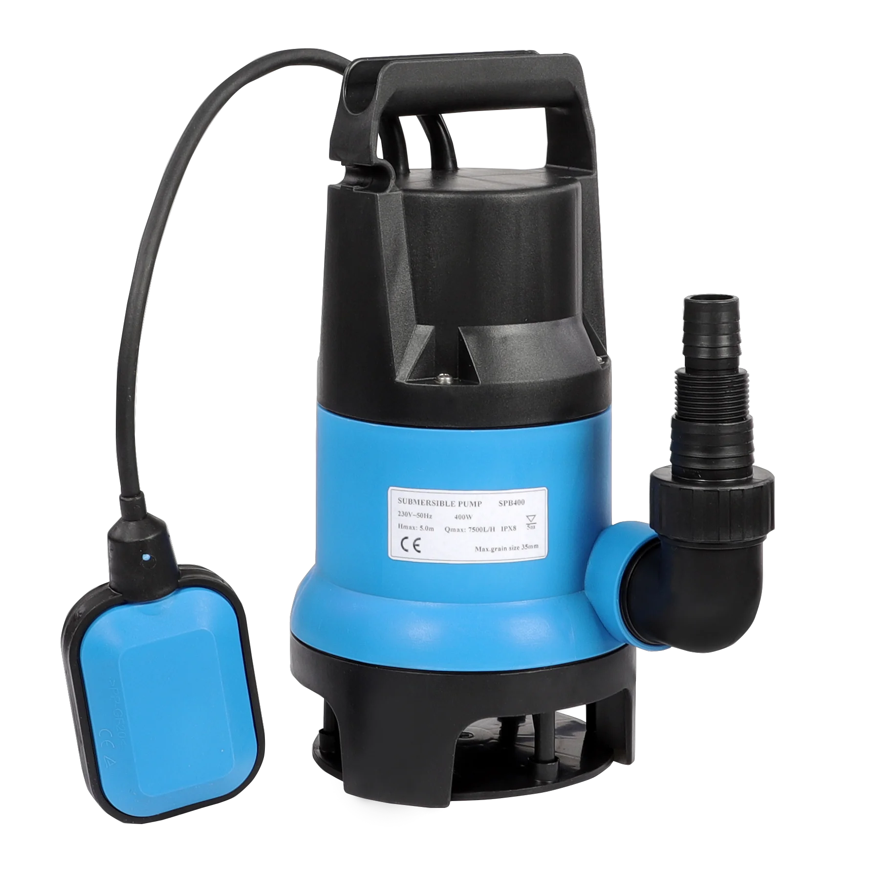 
 Пластиковый корпус 1hp канализационный садовый мини погружной водяной насос с плавающим переключателем  