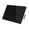 ZigBee Universal Unipolar/Neutro Vivo 4 Canales Negro