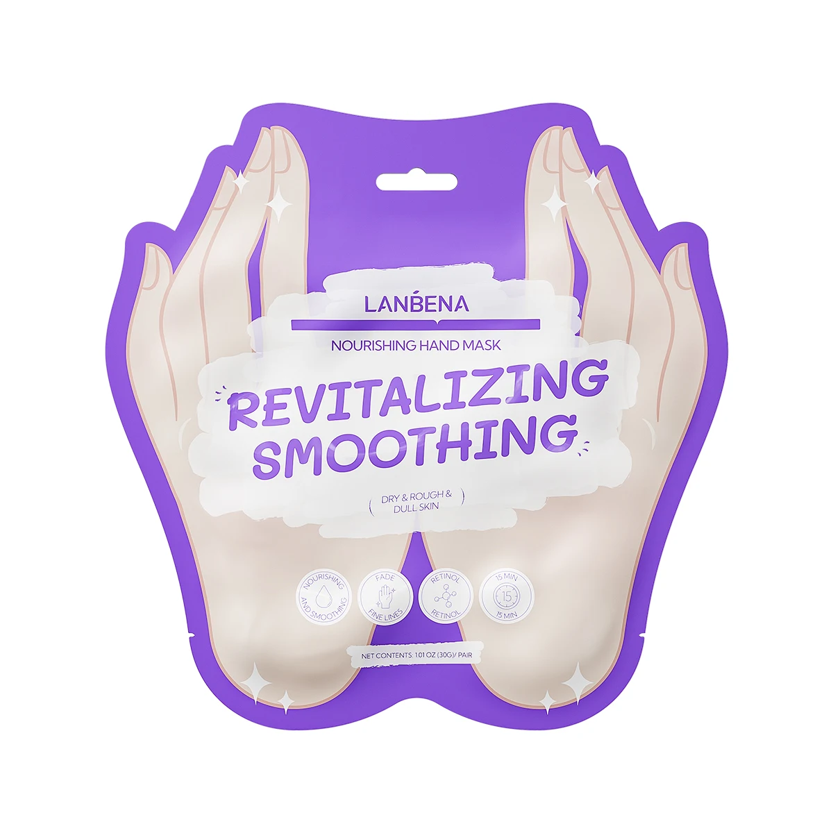 Lanbena Nourishing Hank Peel Pff Mask Gloves Moisturizing Hand Mask