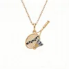 Badminton Racket Necklace
