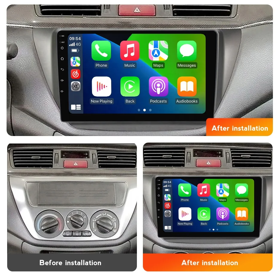 MEKEDE Ms	car Android  Audio System Player 9 Inch Screen Dvd Player Support DVD DVR WIFI for Mitsubishi Lancer lX 2006-2010