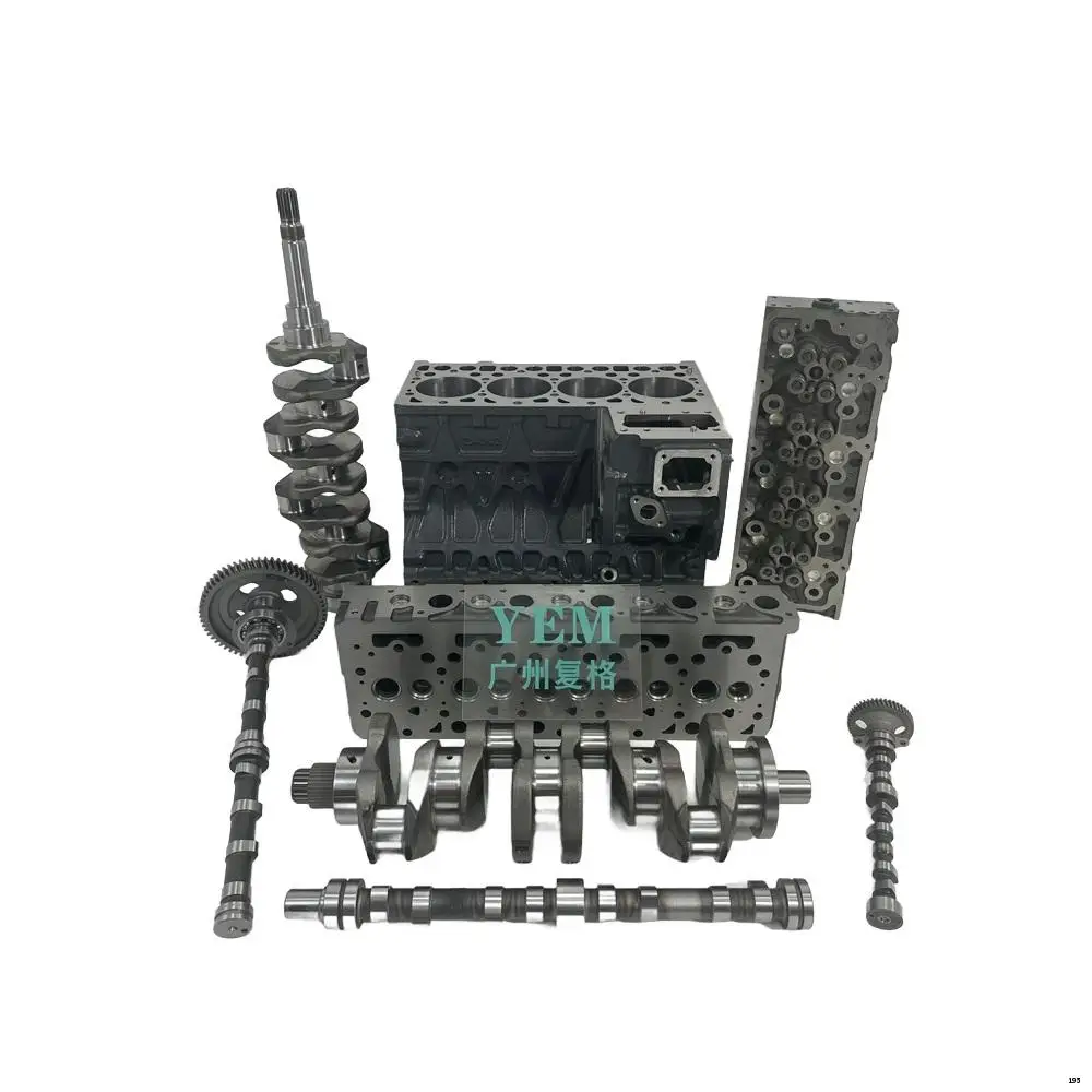 Whole Sale Cylinder Block Cylinder Head Crankshaft Camshaft Engine Parts for Kubota D905