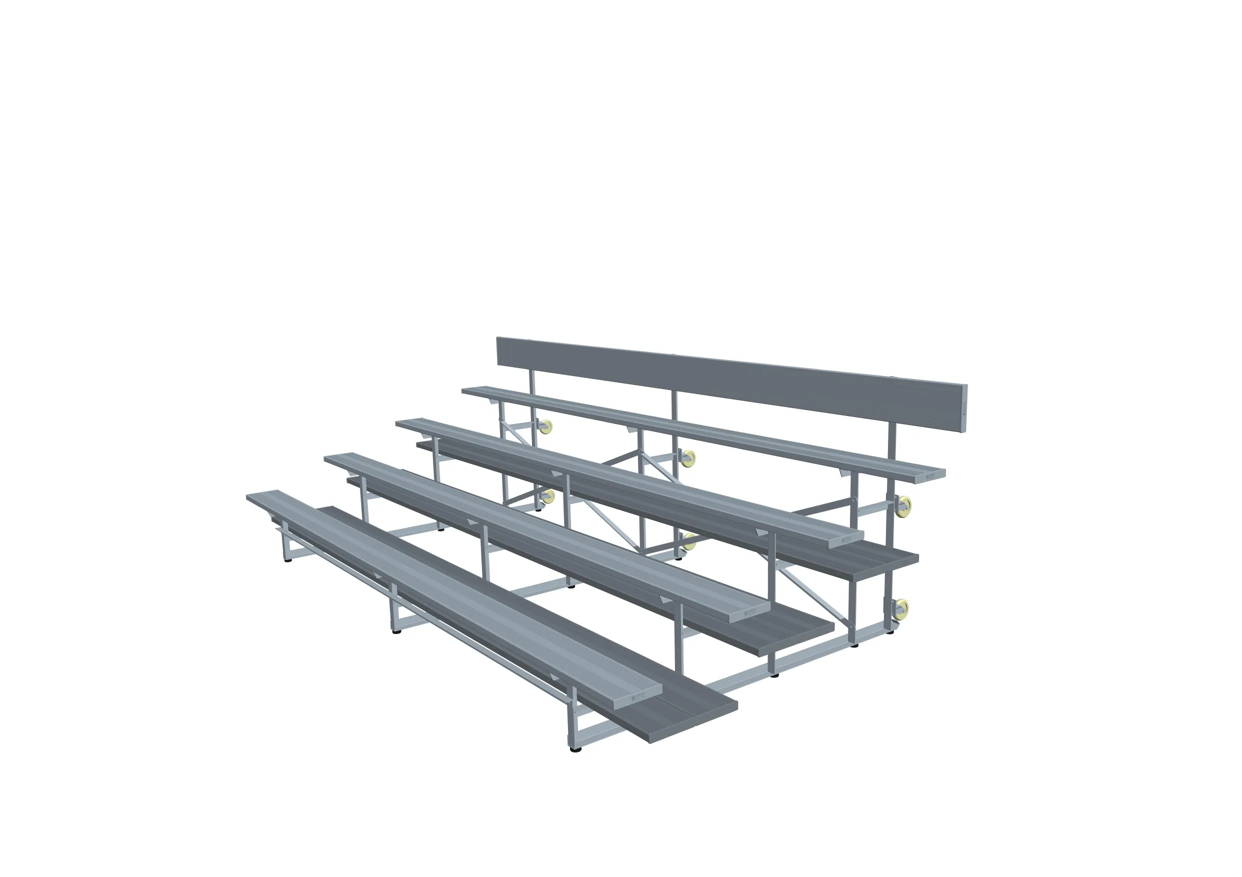 Temporary Outdoor Chairs Gym Aluminum Bleachers with Plastic Seats 7