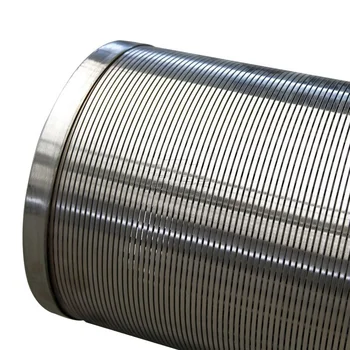 Stainless Steel Continuous Filter Slot Wire Wrapped  Water Well Screens Pipe