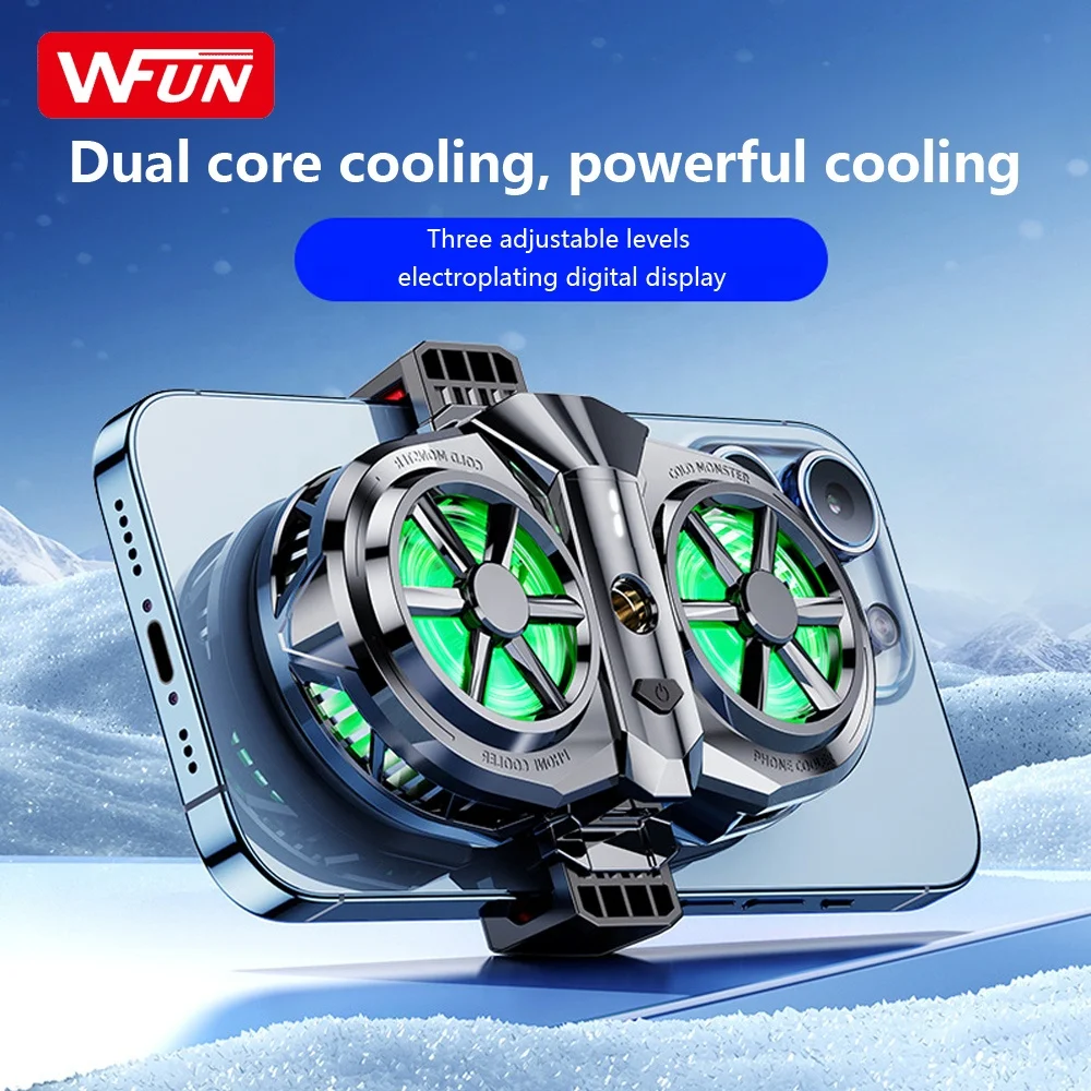 X117 Mobile Cooler Fast Cooling for Gaming Phones