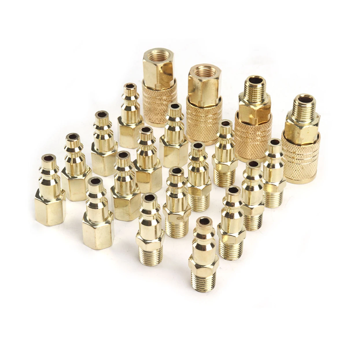 6mm OD 1/4 Inch Plastic Pneumatic Push Connector Set Air Line Quick Fittings 