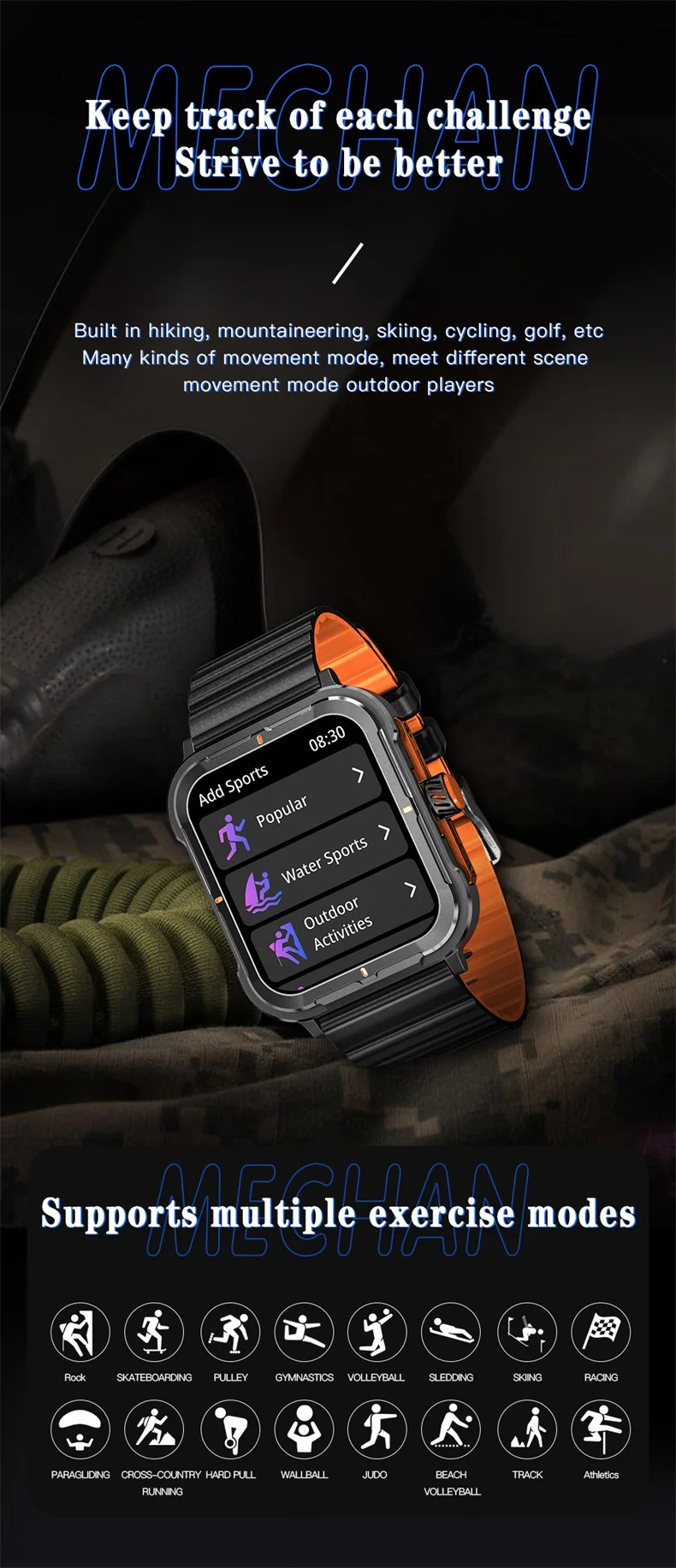 New D09 Smartwatch 1.83-inch IPS Screen Heart Rate Sleep Monitor Music Play BT Call Outdoor Sports Smartwatch D09 (16).jpg