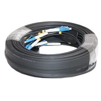 Fibra Optica Drop Cable 100M Single Core Fiber Optic Wire Ftth Drop Cable 3 Steel Dvp 740 Fusion Splicer 4 Core 3 Years at 740