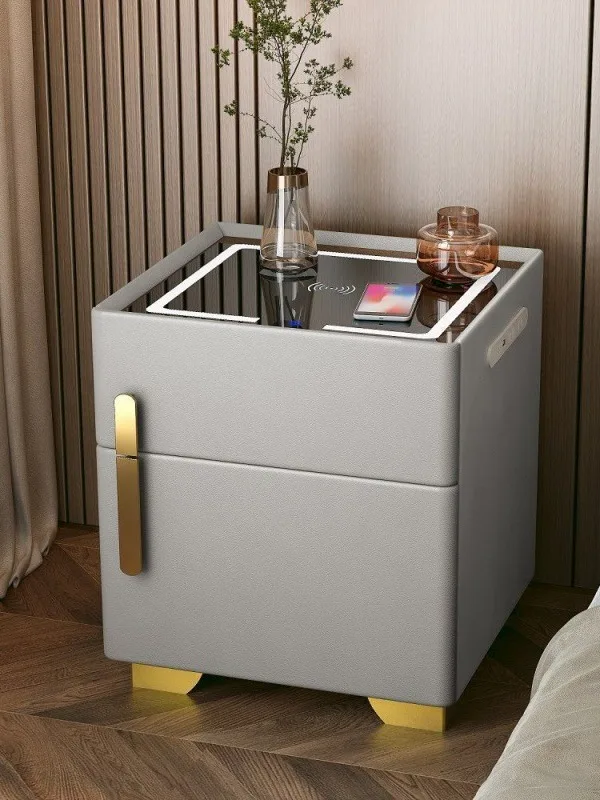 New Modern Usb Wireless Charging Nightstand Multifunctional Home