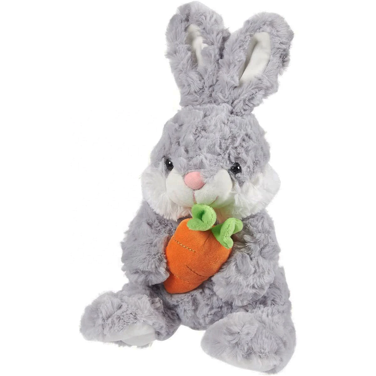 Customized Cute Plush Gray Easter Rabbit Bunny Toy Fluffy Ear Stuffed Plush Bunny  Rabbit With Carrot Bunny Plush Toy - Buy Customized Cute Plush Gray Easter Rabbit  Bunny Toy,Fluffy Ear Stuffed Plush
