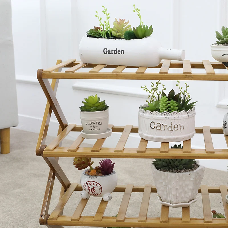 Деревянная полка для специй, 5 ярусов, без сборки