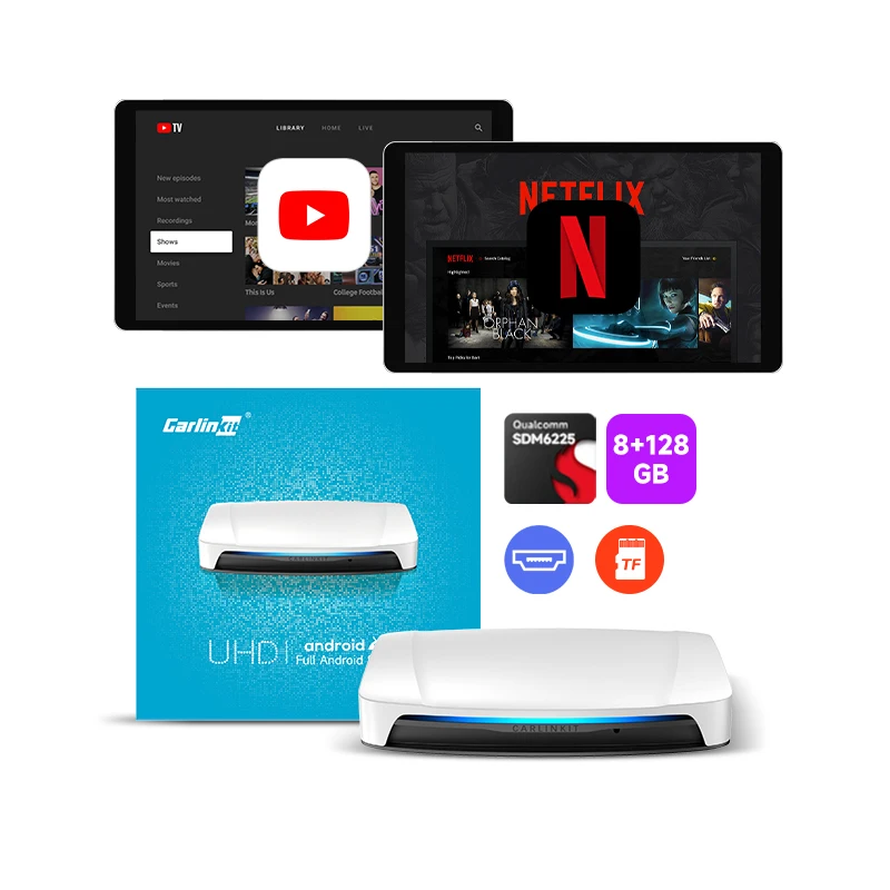 Carlinkit CPC200-Tbox UHD 6225 jp版 Android Ai Box (HDMI out