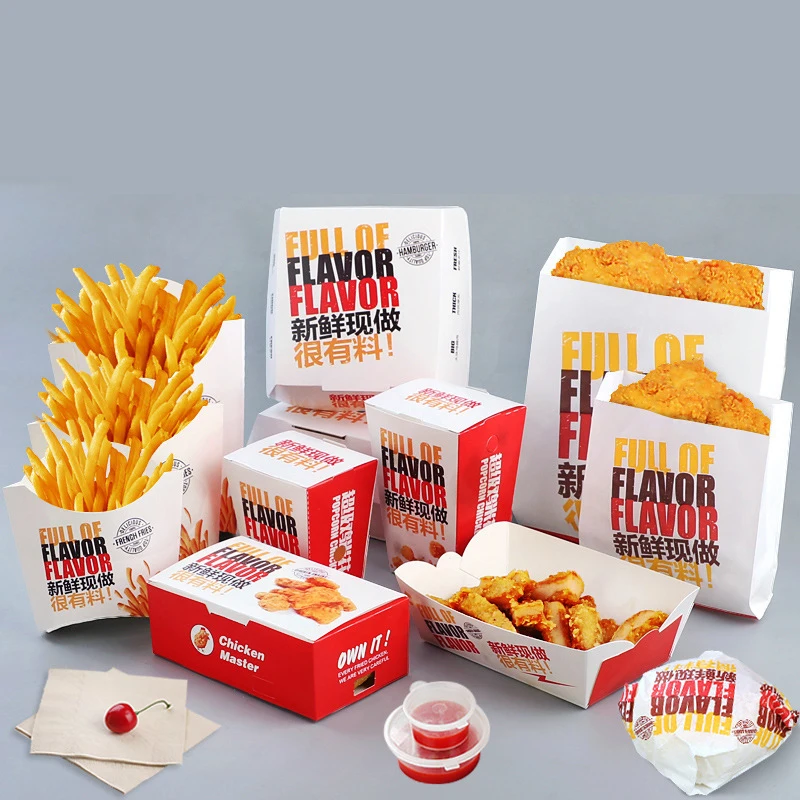 Chinese Wholesale French Fry Box Printing Creative Design Food Packaging -  China Fries Box and Fried Chip Box price