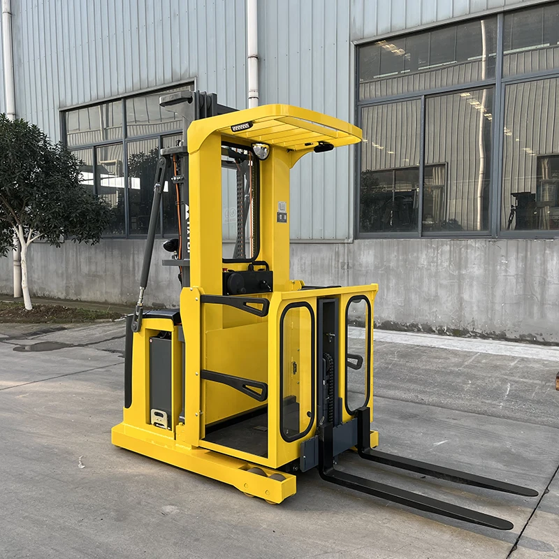 Hitop High Level 1ton 1.5ton Picker Forklift Man-up Warehouse 1000kg ...