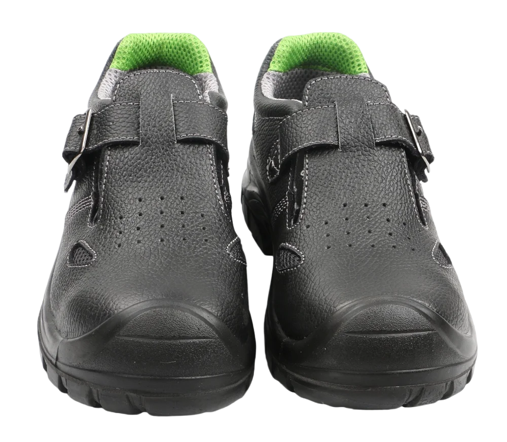 Cow Leather Bahrain Easy Lock Visitor Men Security Safety Shoes