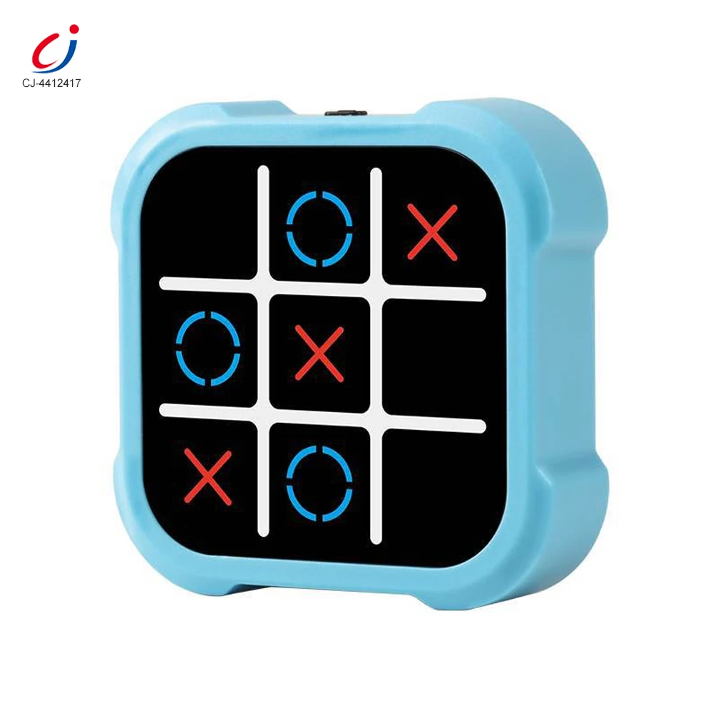 Chengji electronic smart tic tac toe digital game handheld portable chess game console toy digital tic tac toe game