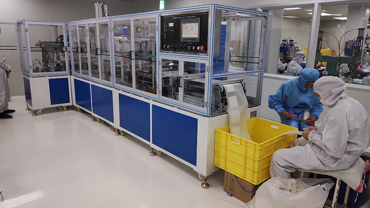 Automatic Colostomy Bag Making Line Ostomy Pouches Automatic Produce Machine