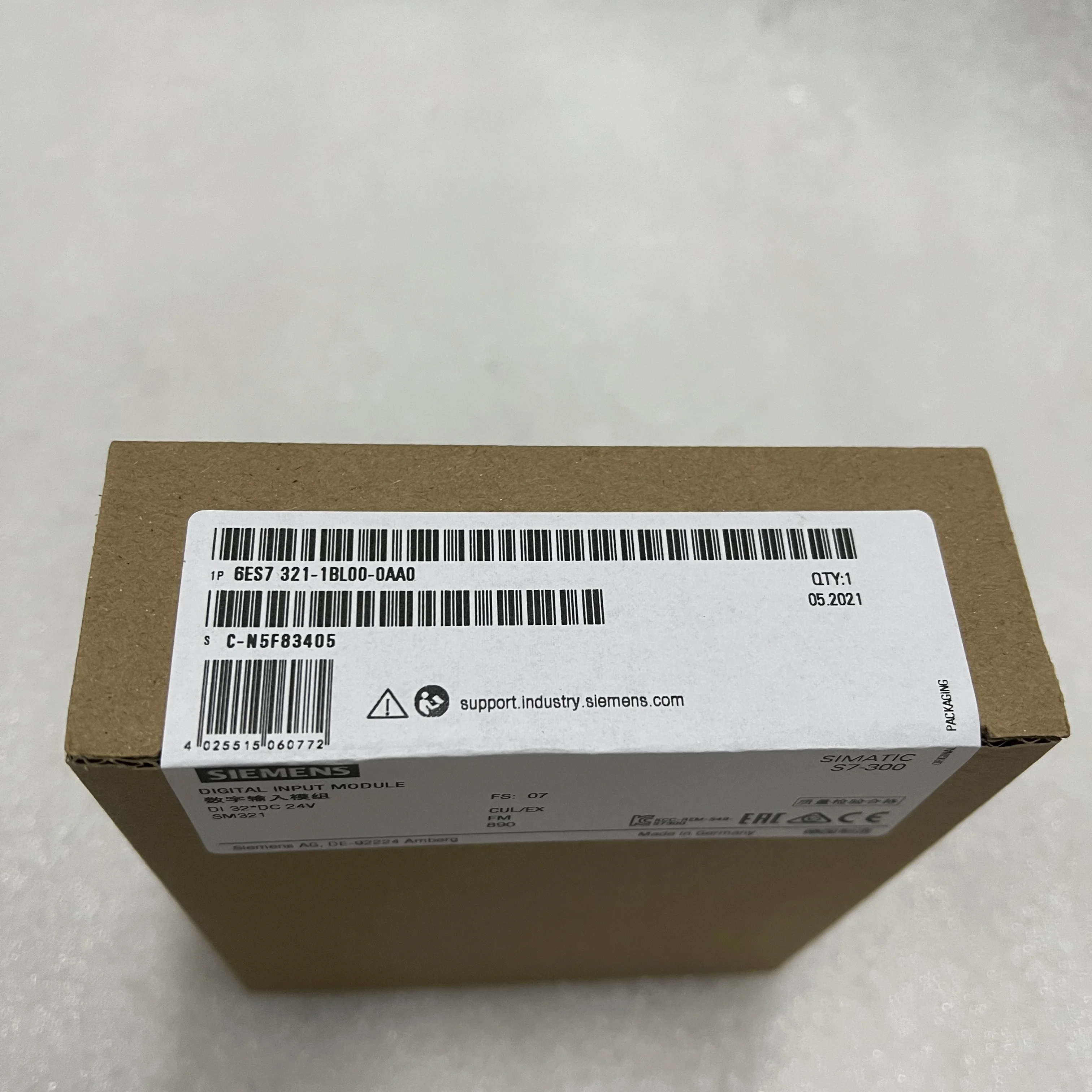 Siemens Digital Input Module 6ES7321-1BL00-0AA0 Siemens Digital Input Module 6ES7321-1BL00-0AA0