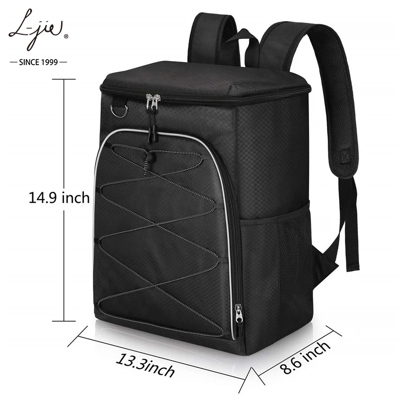 Insulated Cooler Backpack Double Layer Thermal Large Capacity Ice Bag ...