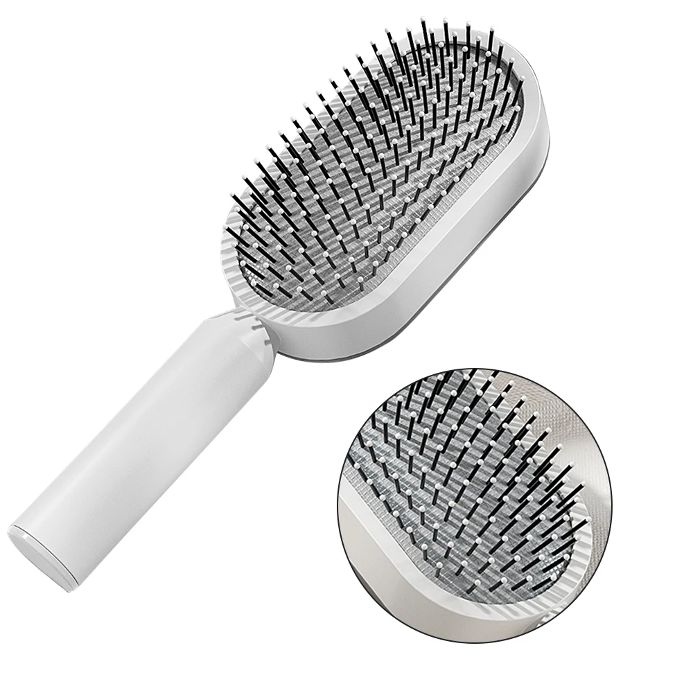 Hair Combs Hair Lint Remover Brush With Selfcleaning Base 3d Quick